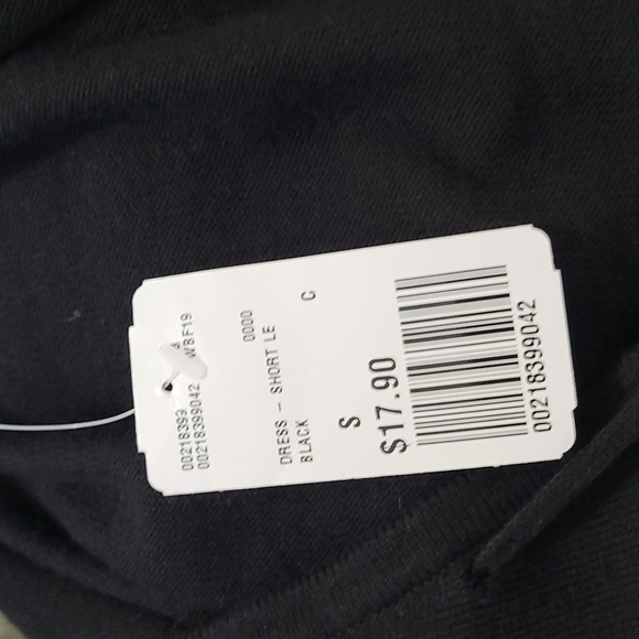 NWT Forever 21 Black Sweater Dress Longsleeve Black Size Small - Picture 9 of 10